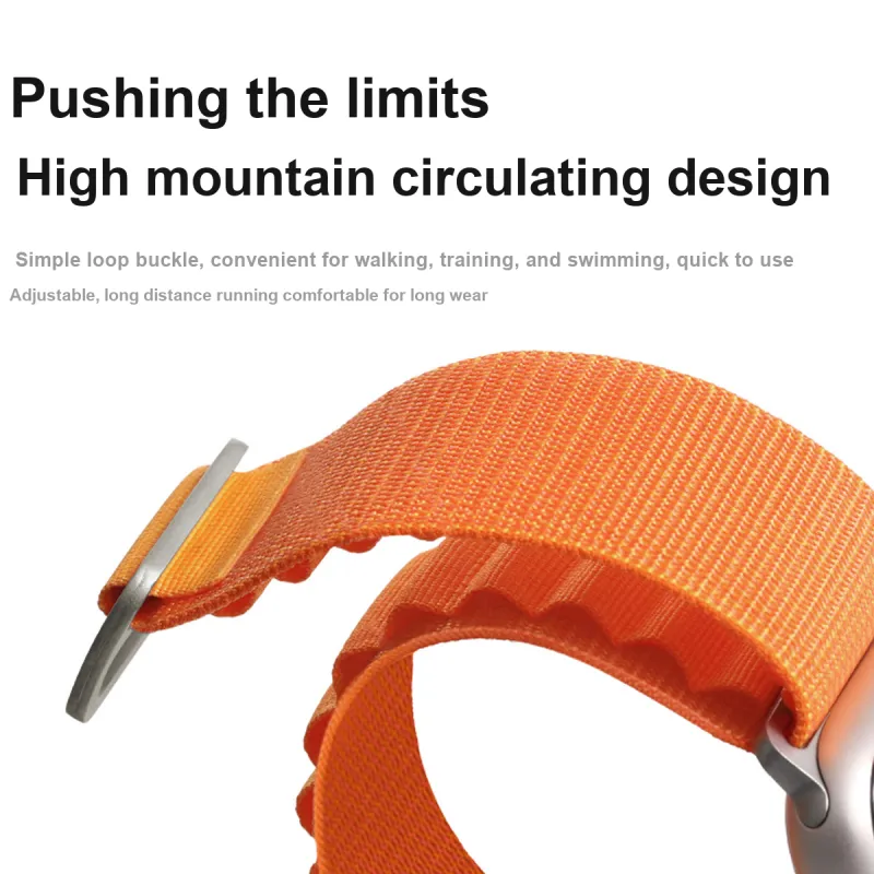 TZXZ Apple Compatibility Watch Band 230mm Fabric Material-4