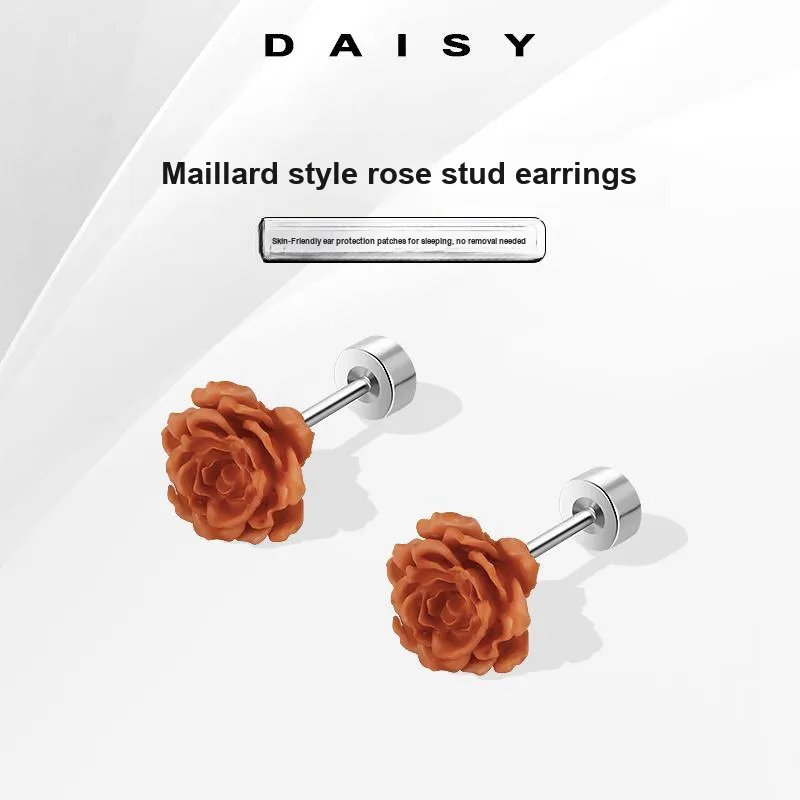 Daisy Dream Titanium Steel Stud Earrings Women's-4