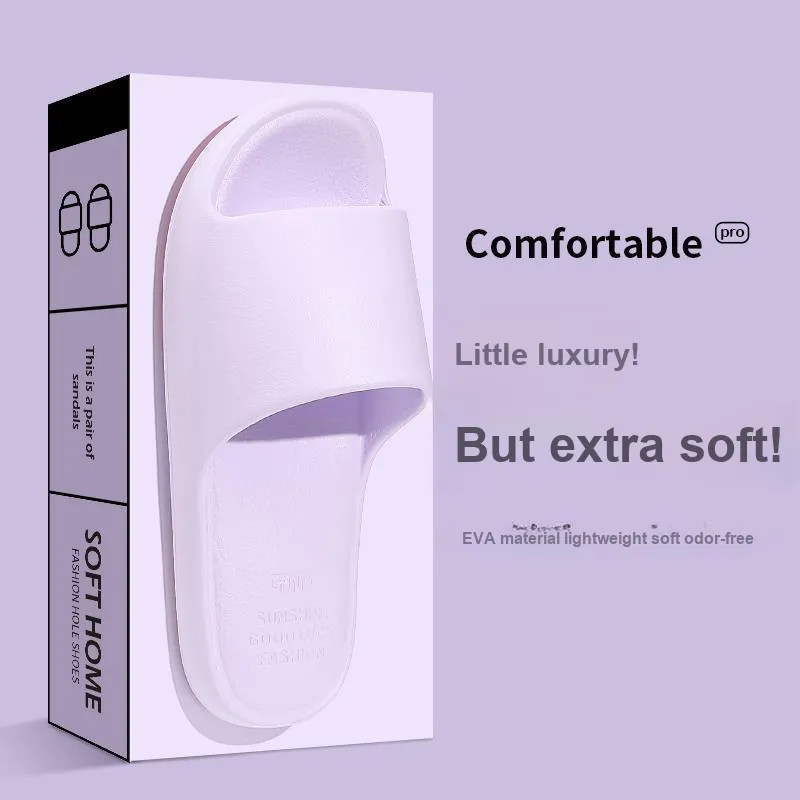 Foot Recreation Slippers, Slip Resistant Summer Home Indoor Squashy And Bouncy Feeling EVA Quiet Bathroom Bathing-5