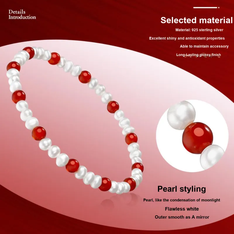 LAOMIAO Pearl Bracelets Women's-3
