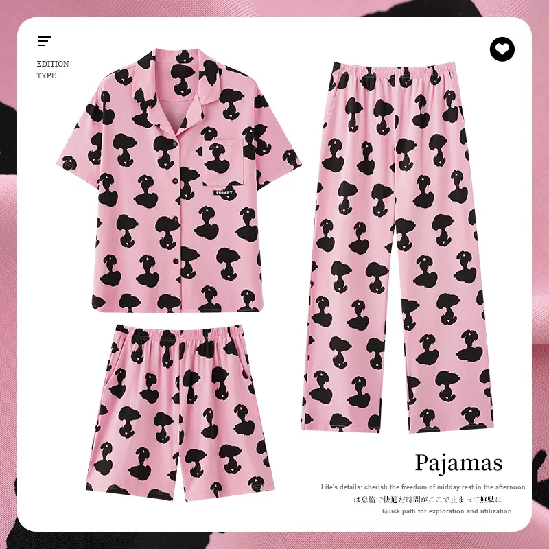 MIIOW Pajama Set Women's Fuchsia-2