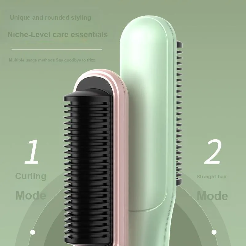 Love Of Wormwood Negative Ion Convenient And Practical Hair Straightening Brush Hair Friendly-3