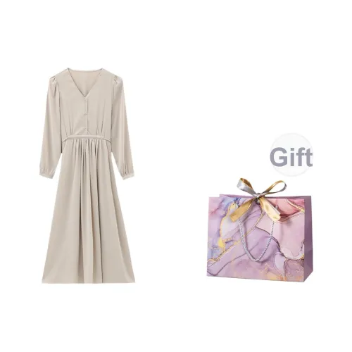 ONNFB Длинное платье с длинными рукавами женское