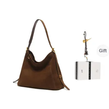 SUPERMERCY One Stroke Series Sheepskin One Shoulder Underarm Crossbody Bag Women's Multicolor Scheme