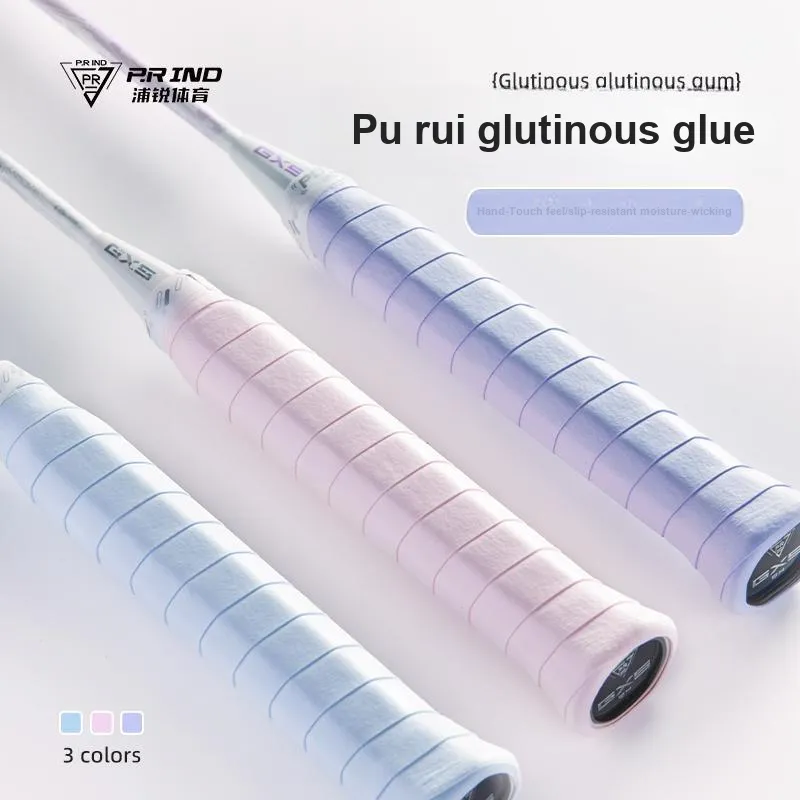P.R IND Badminton Grip Tape Pink PU Thin-7