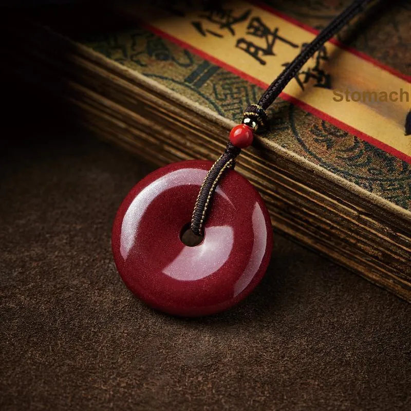 SGE Reconstructed Cinnabar Necklaces Unisex-6