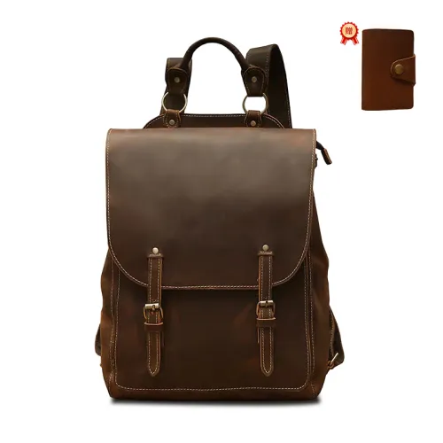 Simple & Nature Backpacks Dark Brown