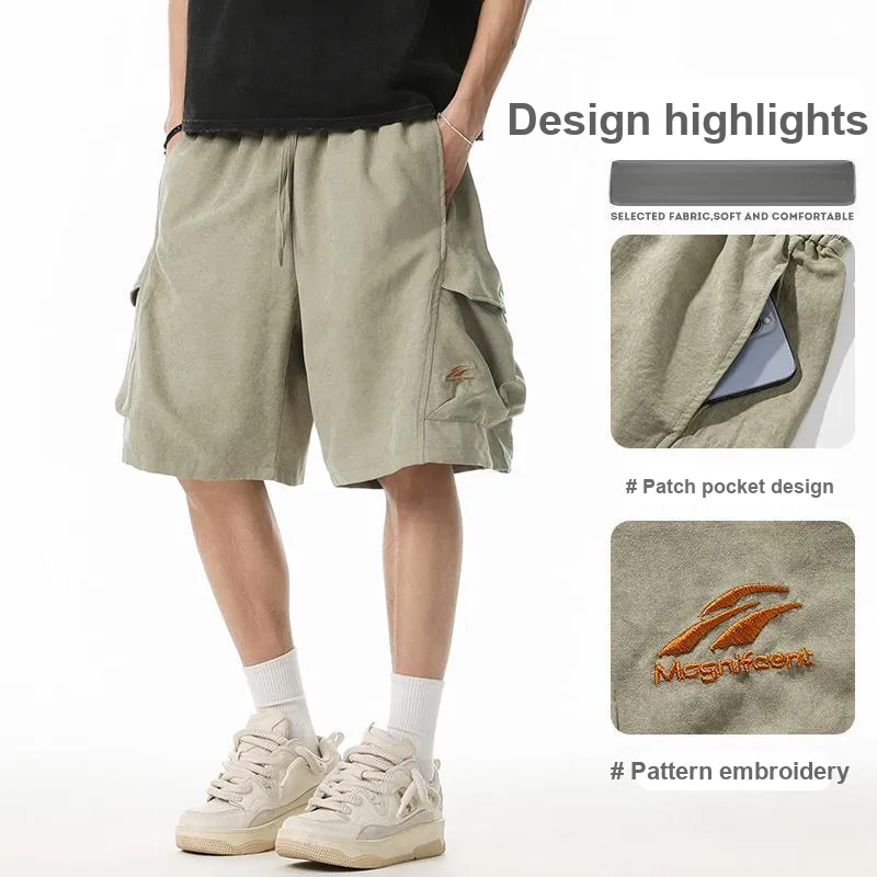 WOOD SOON Casual Shorts Men-7