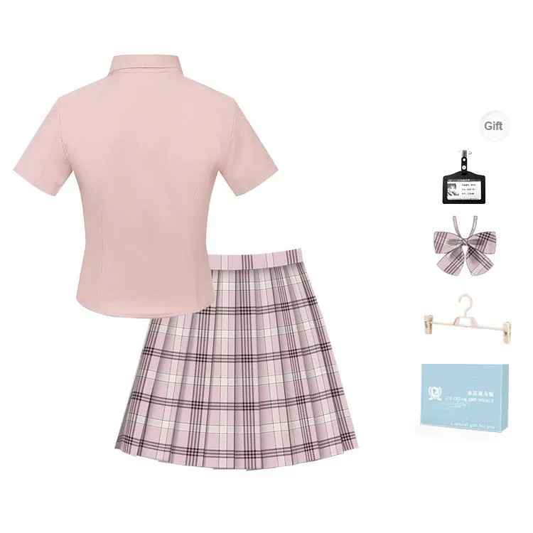 Ice Cream And Whale Summer JK Uniform Set Women's Gift Box Set-1