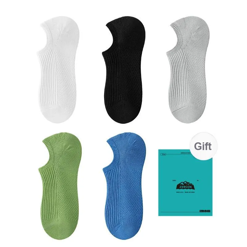 ZEROIN No Show Socks Unisex 5 Pack-41