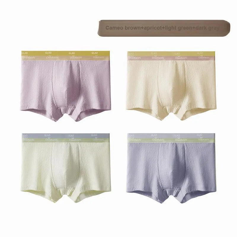 RED DRAGONFLY Cotton Panties Men's 4 Pack Gift Box Set-9