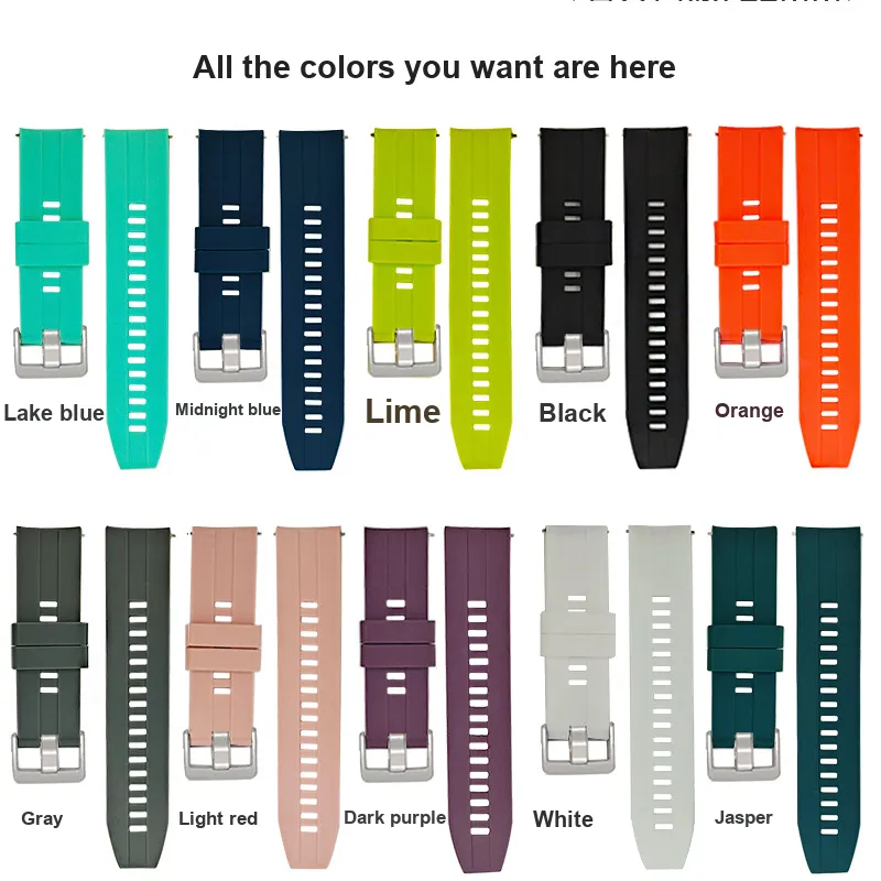 CHRROTA All Compatibility Watch Band 45mm Silicone Material-2