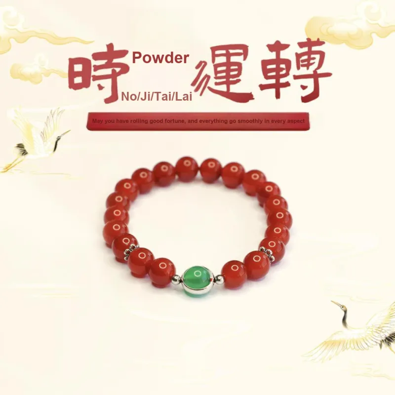Ryukyu Natural Agate Bracelets Women's-1