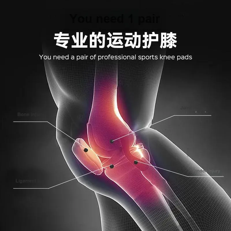 Kawasaki Running, Cycling, Basketball Unisex Elastane, Polyamide, Polyester Knee Pads-14