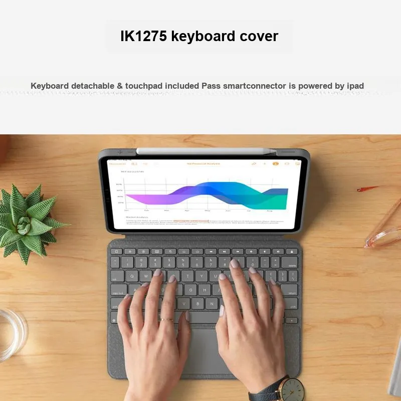 Logitech TPU Bluetooth Keyboard Slim Folio Pro Compatible With IPad Pro 11/12.9 Inches Protective Case-2