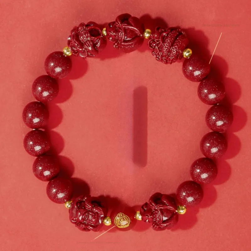 HELA DE HAI Cinnabar Bracelets Unisex-1