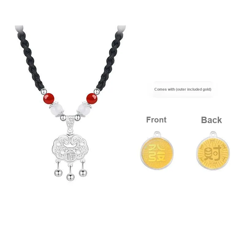 Wylyp 999 Fine Silver Necklaces Women's-0