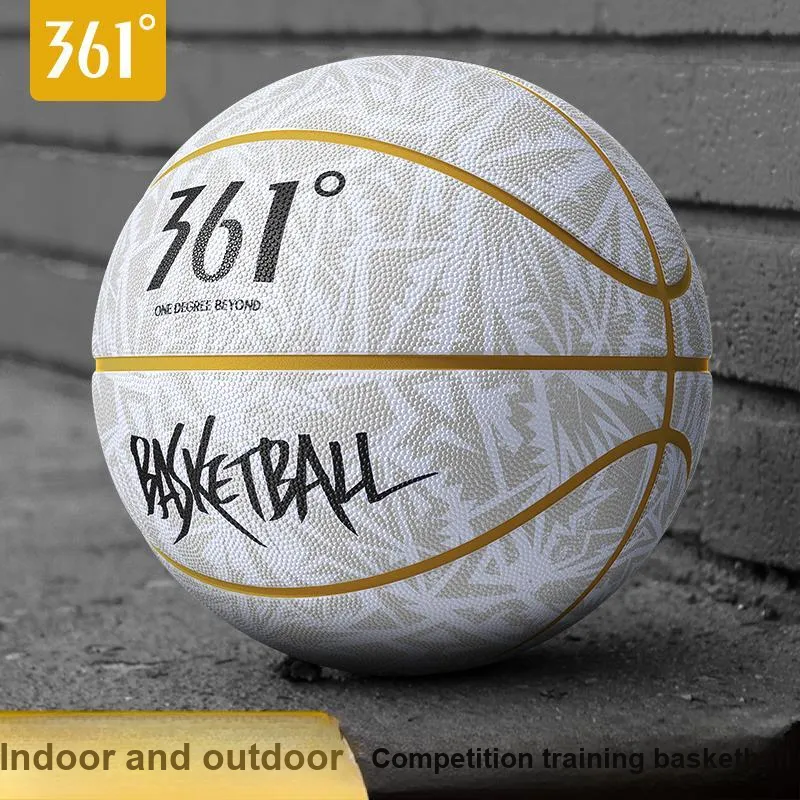 361° Rubber Basketball Smoke Mist Gray No. 5, No. 7 Training Unisex-2