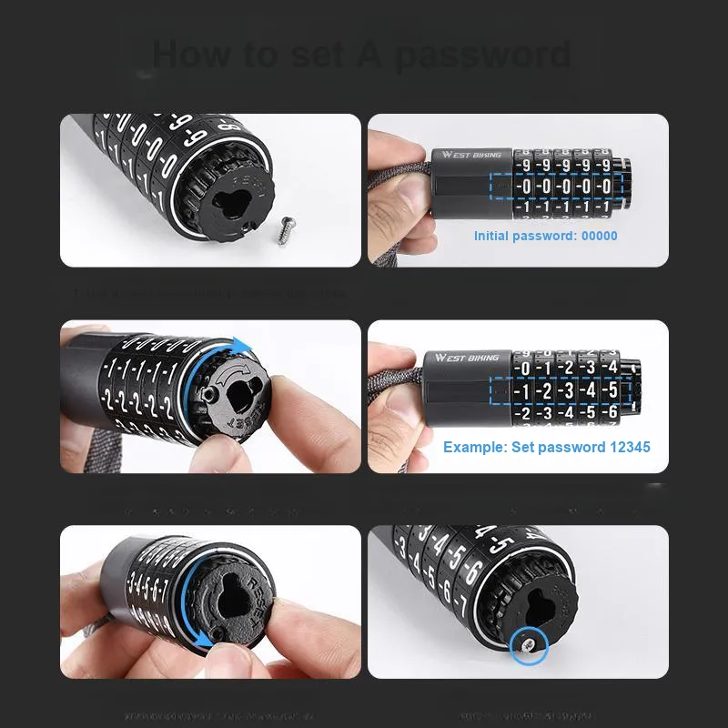 WEST BIKING Bicycle Locks-9