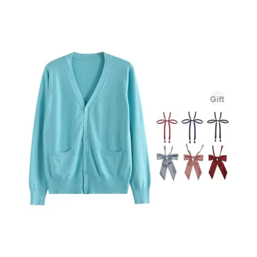 Ice Cream And Whale Трикотаж Женский Аква Синий