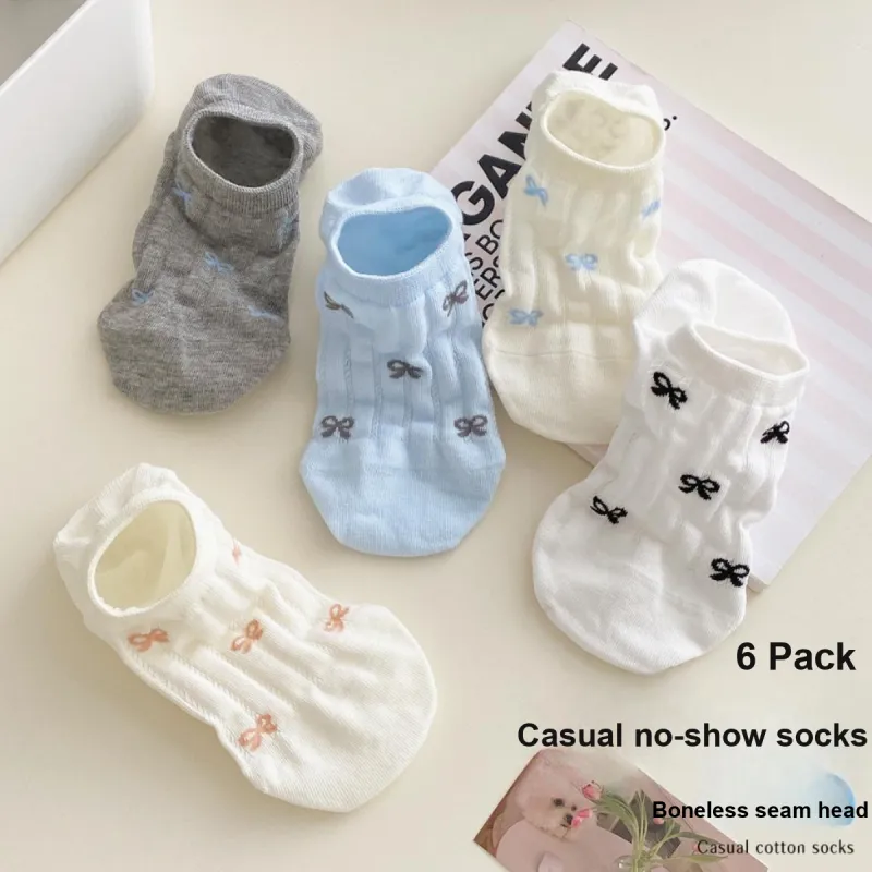 AUGUST No Show Socks Women's 6 Pack-6