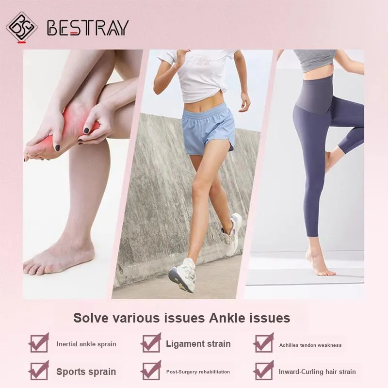 BESTRAY Ankle Braces Soccer Basketball Running Cycling Women's Polyamide Polyester-4