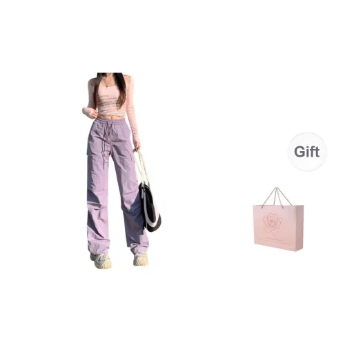 ZAZN Casual Pants Women's Purple