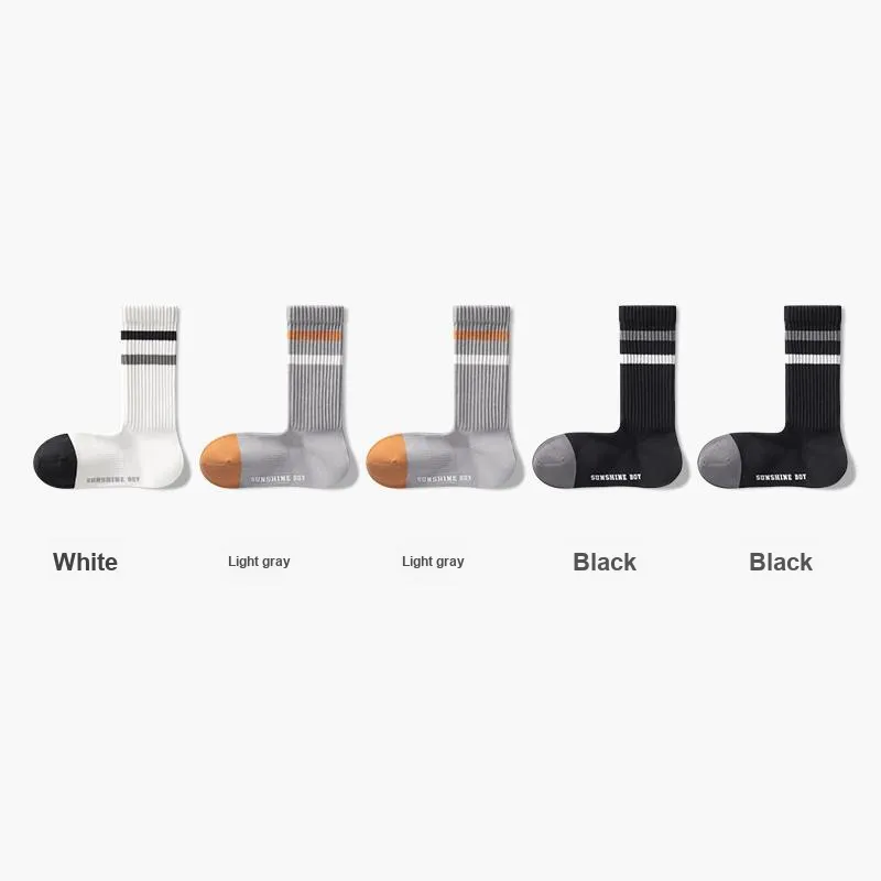 B&C.Room Mid Calf Socks Fall Winter Men's 5 Pack-13