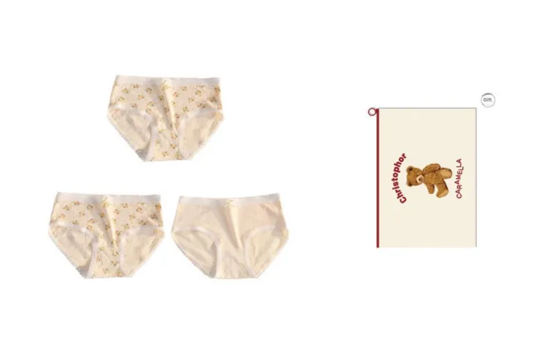 Caramella Underpants Women's Shopping Bag 3 Pack-6
