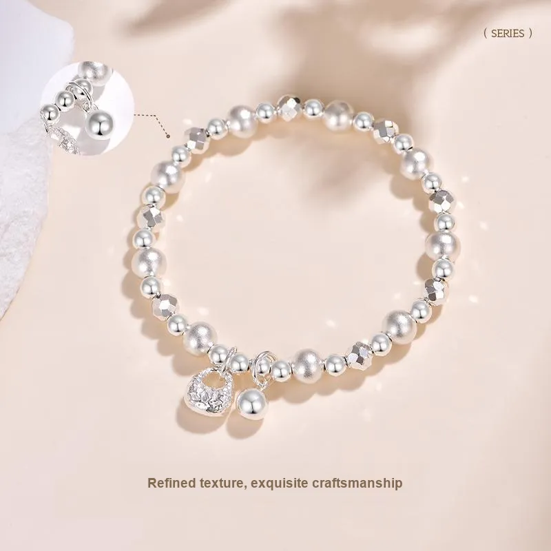JINLIUFUJIXIANG S999 Fine Silver Bracelets Women's-3