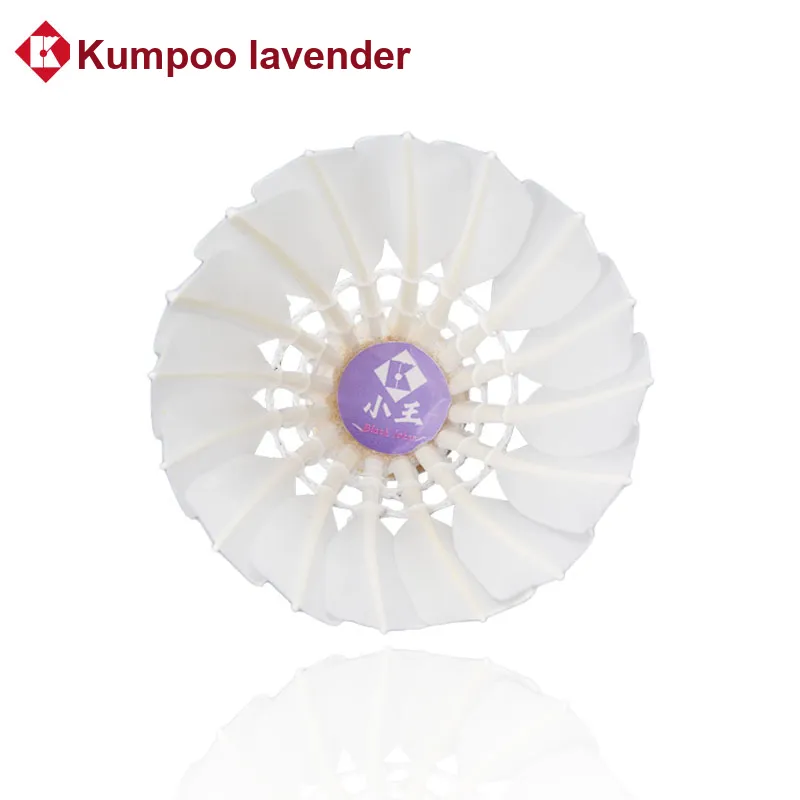 KUMPOO Goose Feather Shuttlecock 12 Pack Goose Feather Everyday Shuttlecocks-6