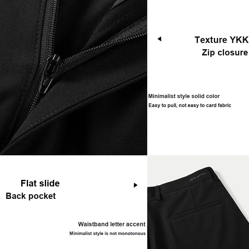 HLA SS24 Casual Pants Men's Black-5