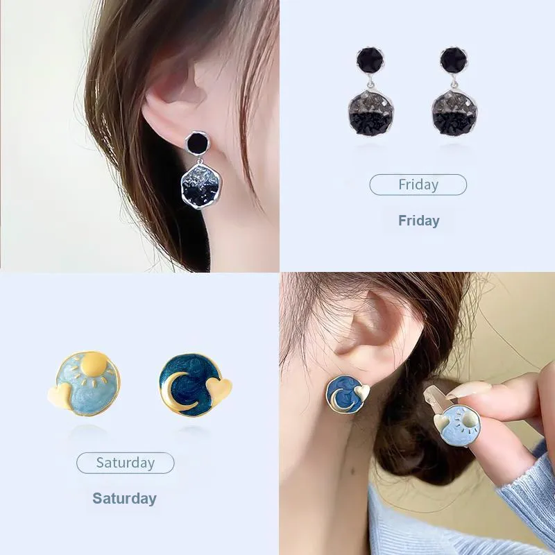 Taste The Color Alloy Earrings Women's-5