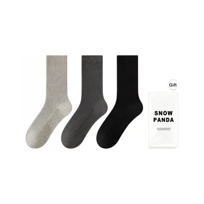 XXLLG Mid Calf Socks Women's 3 Pack-8