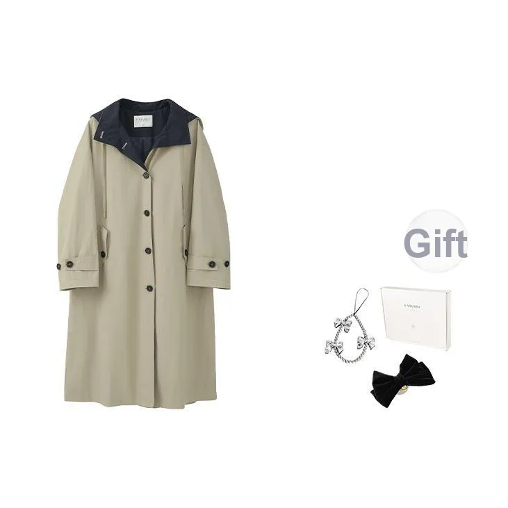 Fstudio Светлый хаки Женская тренч