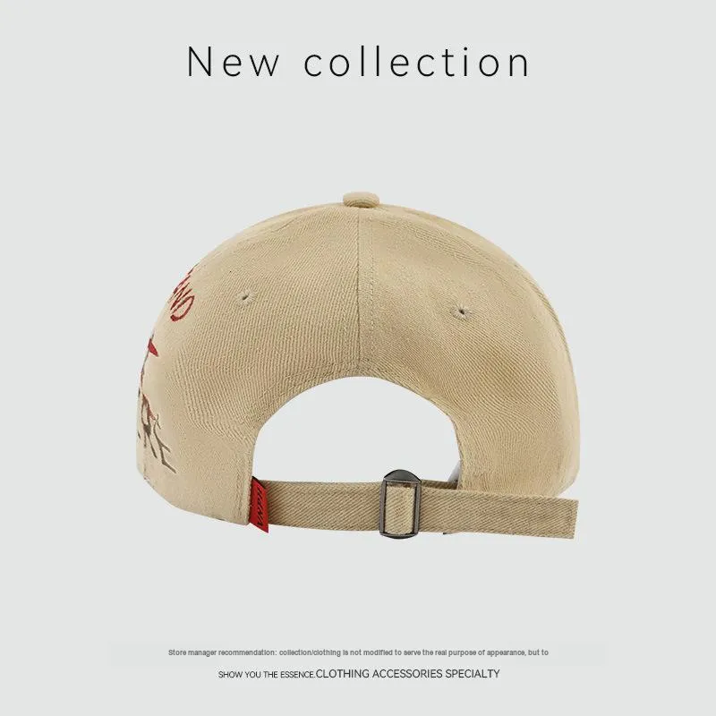 DZP Cotton Baseball Caps Unisex-3