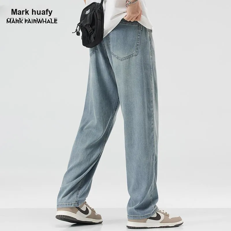 FAIRWHALE Jeans Unisex Vintage Blue-3