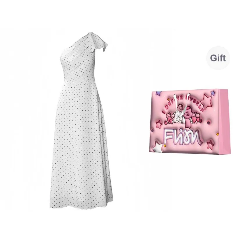 FLIM Sleeveless Dress Women's White-6