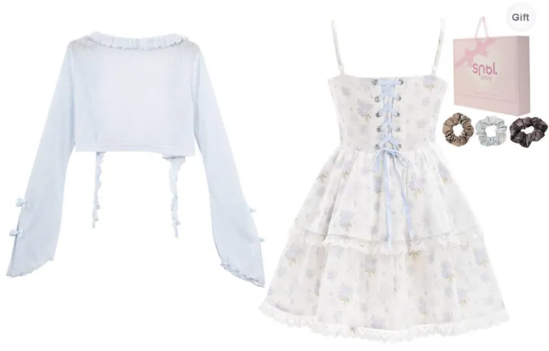SNBL Two Piece Skirt Sets Women's-1