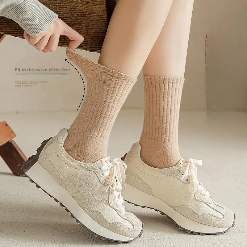 Lan Miao Mid Calf Socks Women's 7 Pack-12