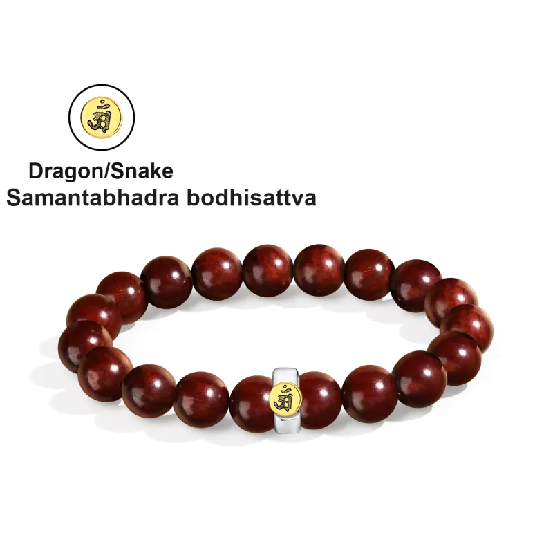 PUTUOSHANWENCHUANG Bloodwood Bracelets Unisex-7
