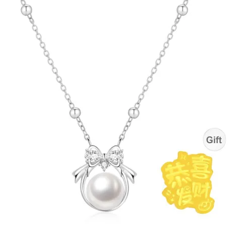 Lao Feng Xiang Pearl Necklaces Women's