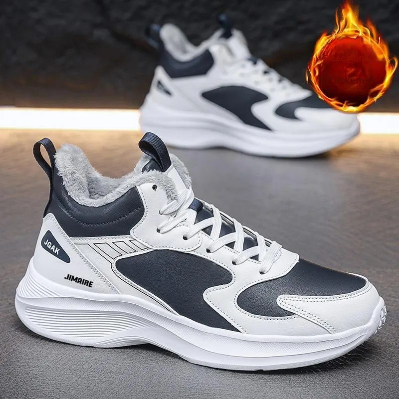 King Jinmai Slip Resistant Water Resistant Mid Top Casual Shoes Men's-12