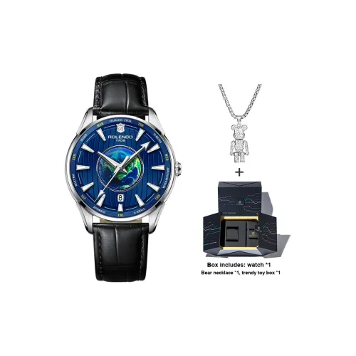 ROLENDO R Автоматический Механический Механизм Мужские Часы 42мм*42мм*11мм Черный