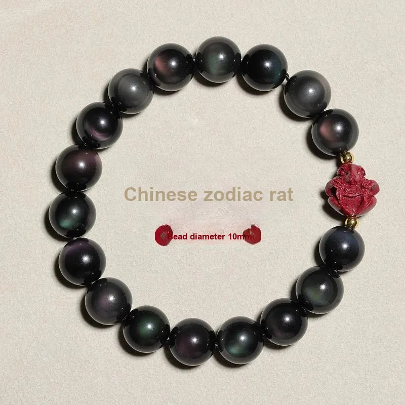 Sima Is Ethereal Obsidian Bracelets Unisex-1