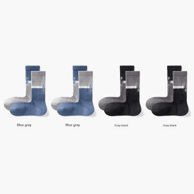 B&C.Room 2023 Fall Crew Socks Men's 4 Pack-5