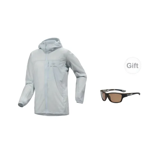 Arcteryx Squamish Windbreaker Jackets Men Sky Blue - Includes Eyeglasses