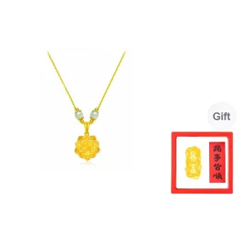 Chongqing Gold Store 999 Fine Silver Necklaces Women's
