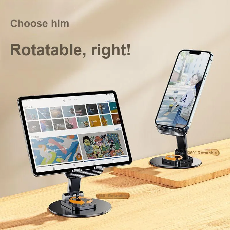 Beams Phone Stands Desktop 360° Rotating Foldable Adjustable Lazy Binge Watching And Live Streaming Stand-1