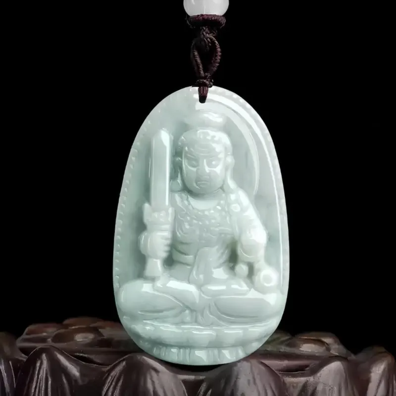 MY WORLD BEGINS AND ENDS WITH YOU Bean Type Jadeite Necklaces Unisex-16